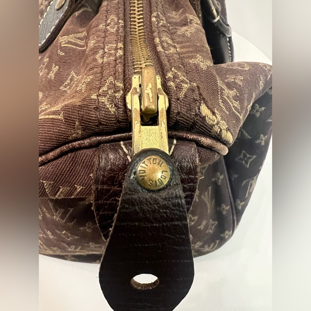 Louis Vuitton Brown Mini Lin Monogram Speedy - Picture 10 of 10